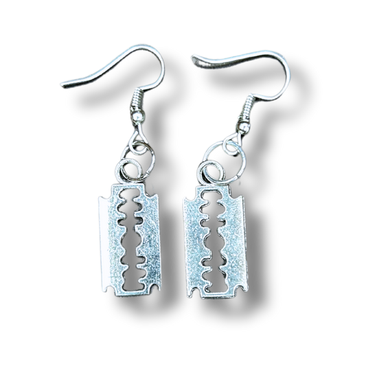 Razor Blade Earrings