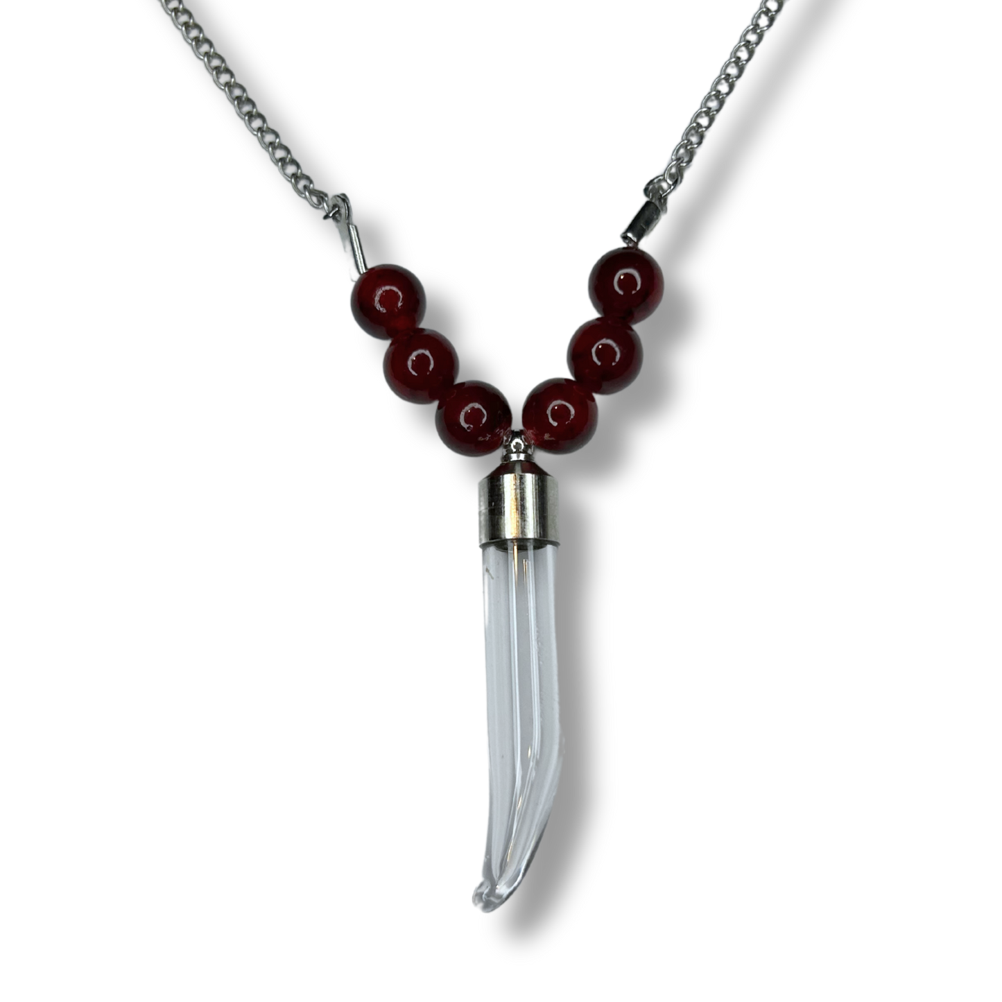 Blood Vial Jewelry - Blood Bead + Fang (1/1)