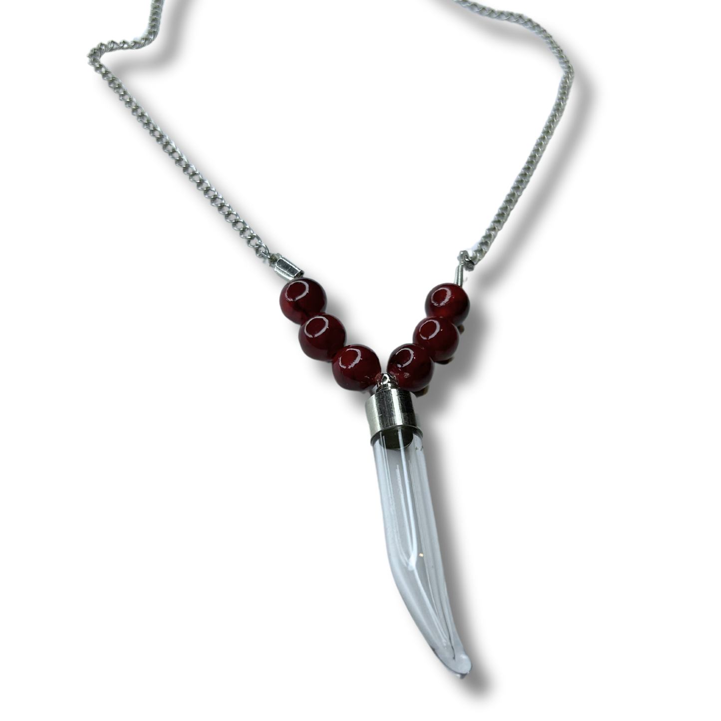 Blood Vial Jewelry - Blood Bead + Fang (1/1)