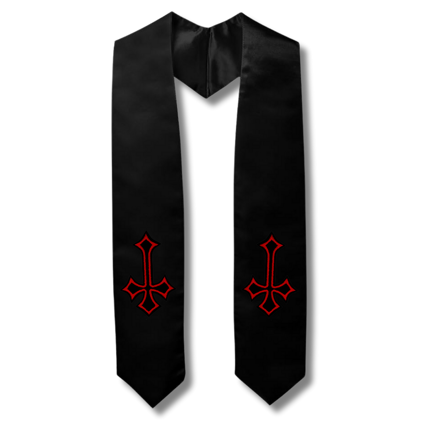 Satanic Stoles - Black (Red)