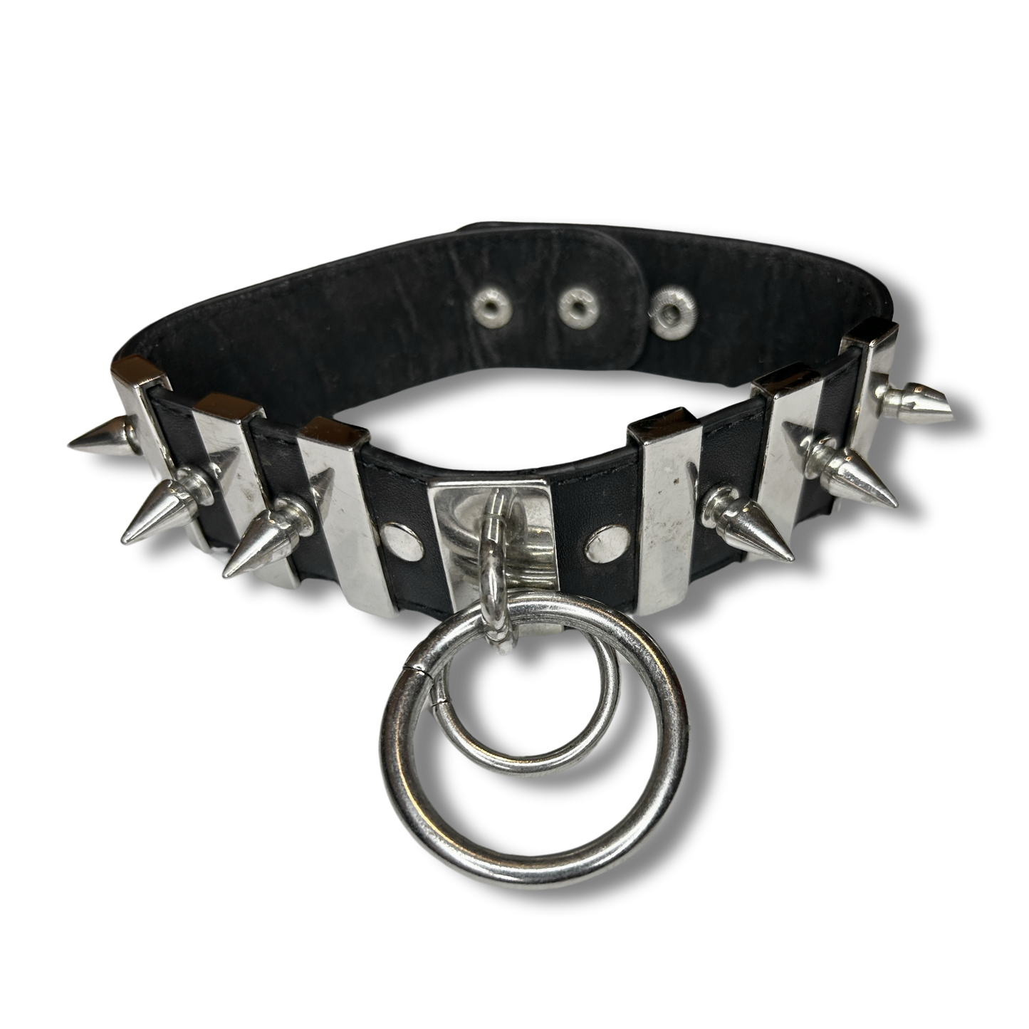 Early 00's Leather Spike Choker (1/1)